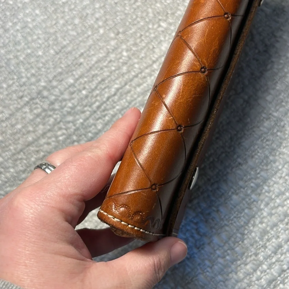 COUNTRY BUG WALLET BROWN LEATHER
